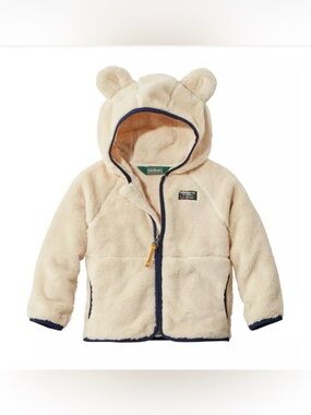 L.L. Bean Infants' and Toddlers' Hi-Pile Fleece Jacket, Cream